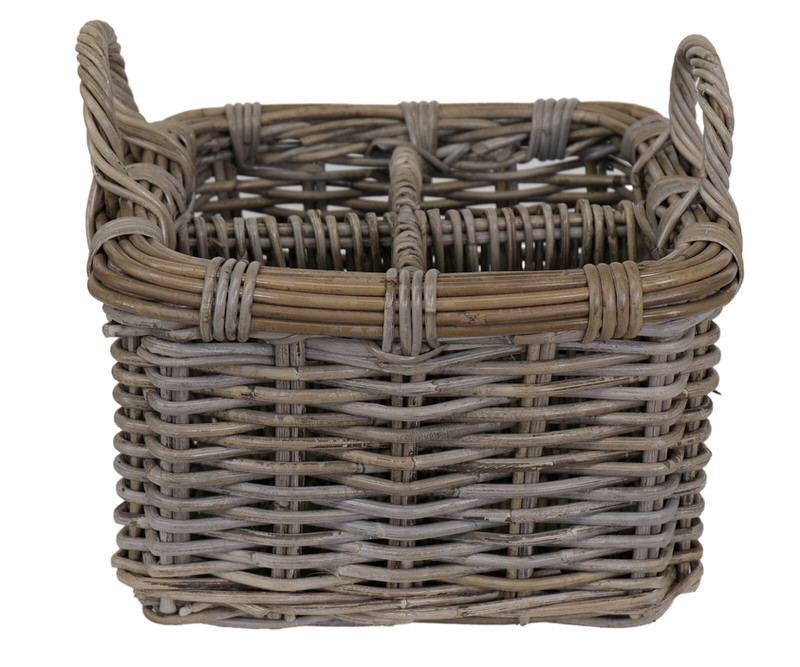 Large Daylesford Herb Rattan Basket / Caddy