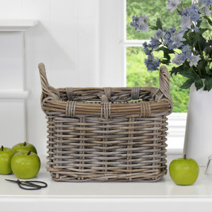 Large Daylesford Herb Rattan Basket / Caddy, a practical basket for organising household items or creating a display