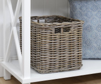 Lula Rattan Storage Basket for IKEA Kallax Shelves