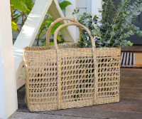 Lakeland Rectangle Seagrass Basket Large