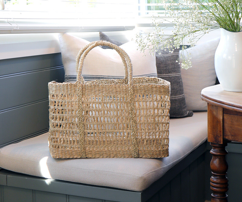 Lakeland Rectangle Seagrass Basket Medium