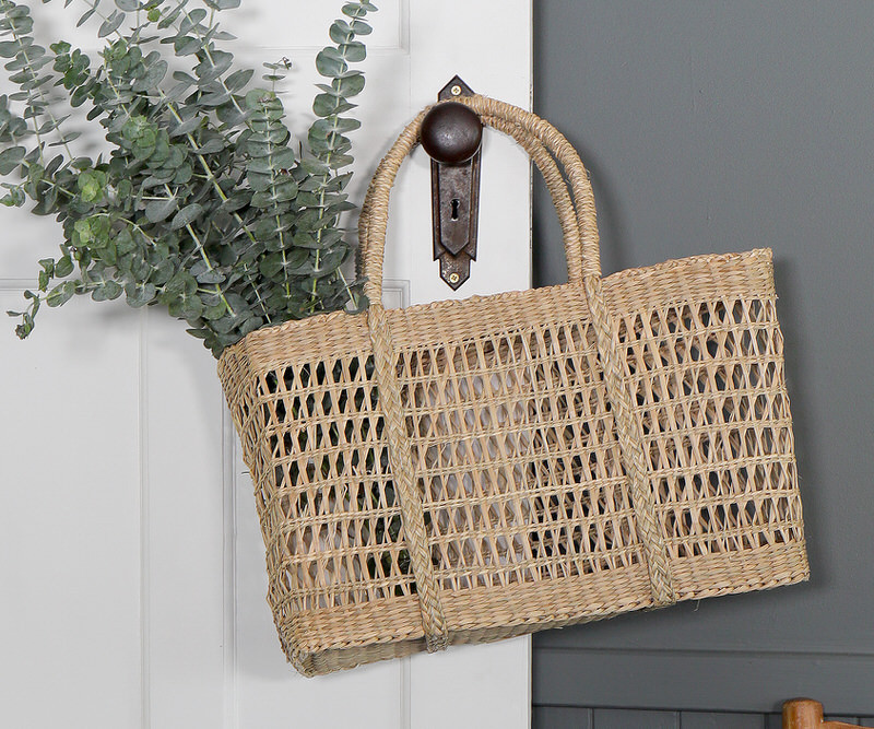 Lakeland Rectangle Seagrass Basket Medium