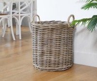 Sorrento Round Rattan Basket - Large