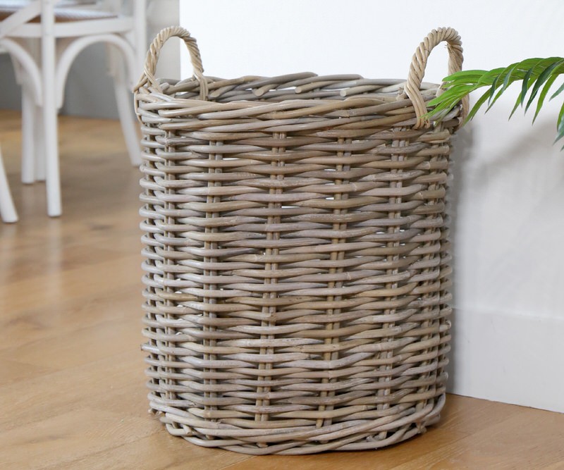 Sorrento Round Rattan Basket - Large