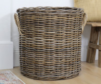 Large Trentham Round Rattan Basket