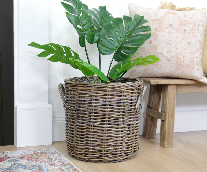 Medium Trentham Round Rattan Basket