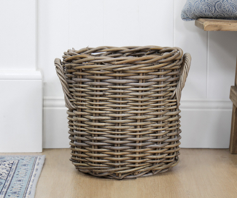 Small Trentham Round Rattan Basket