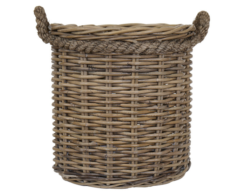 Stonefields Round Rattan Basket - Small