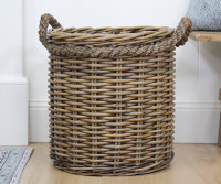 Stonefields Round Rattan Basket - Small