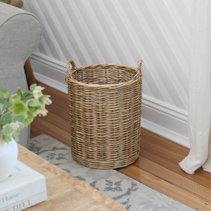 Small Carter Willow Storage Basket, a practical basket for organising household items or creating a display