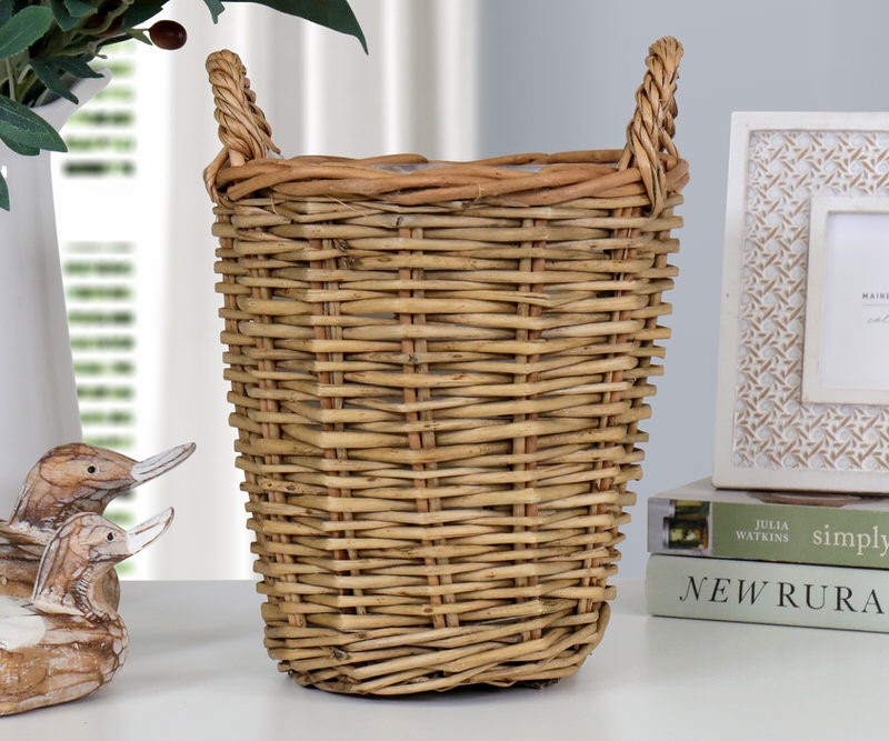 Hudson Caramel Willow Planter Basket Small Shop by colour