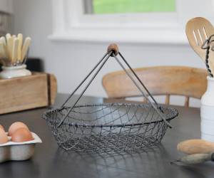 Islington Wire Basket with Handles