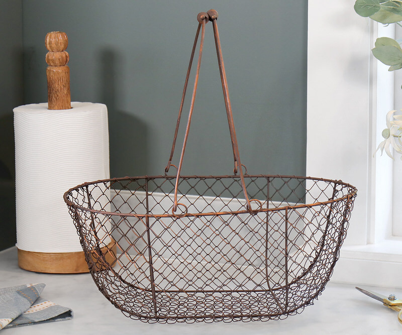 Large Wickford Wire Basket