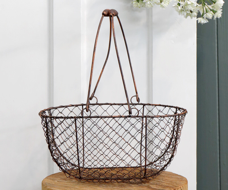 Small Wickford Wire Basket