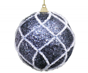 Destiny Blue Lattice Tree Bauble
