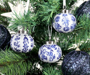 Set 3 Snowdon II Chinoiserie Baubles
