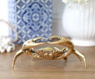 Brass Crab Sculpture Medium