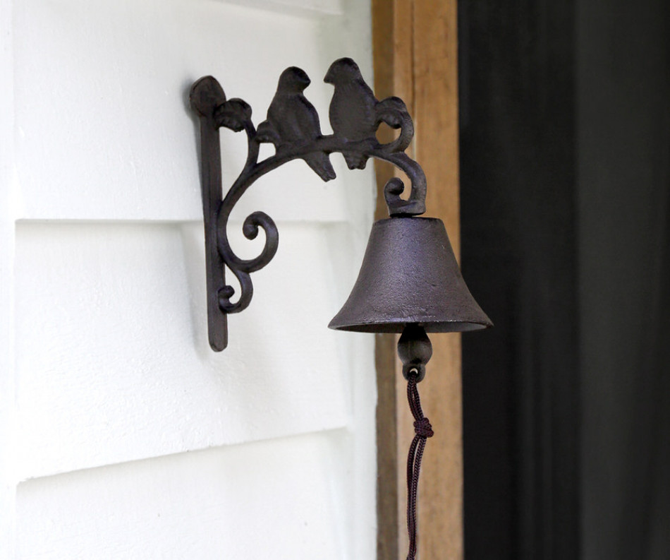 Pettistree Bird Wall Bell - Cast Iron Doorbell