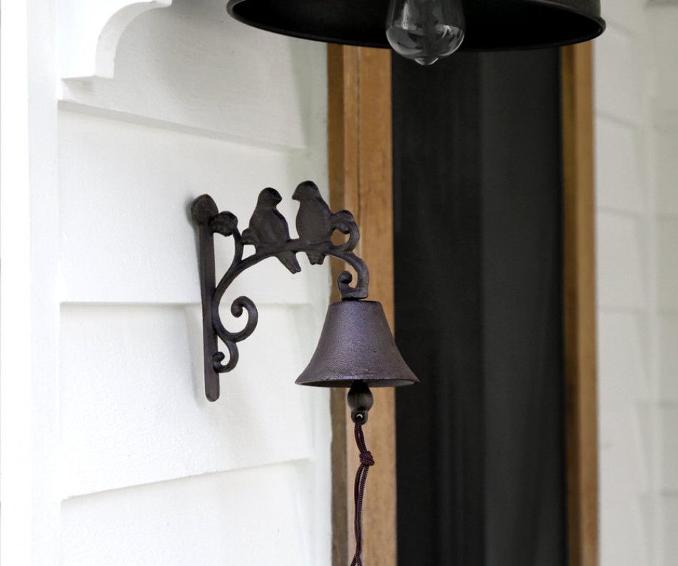 Pettistree Bird Wall Bell - Cast Iron Doorbell