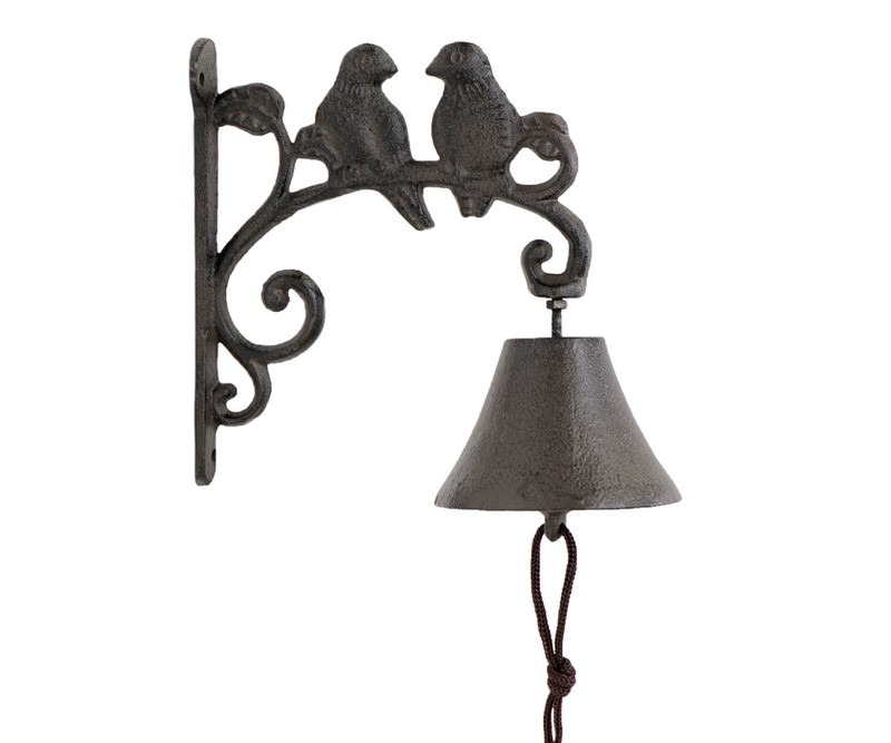 Pettistree Bird Wall Bell - Cast Iron Doorbell