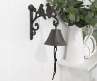 Pettistree Bird Wall Bell - Cast Iron Doorbell