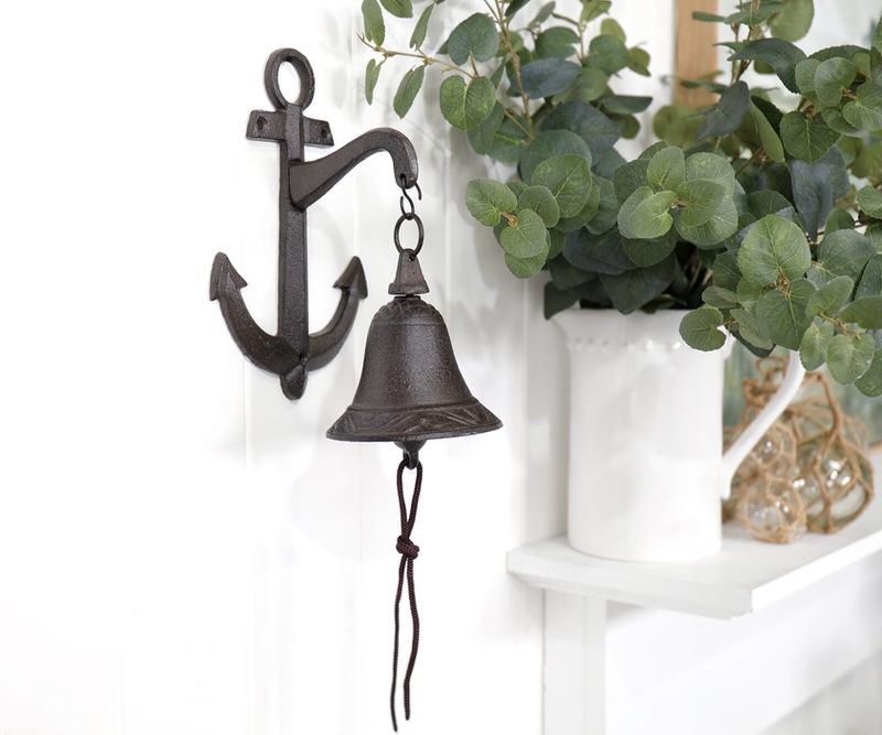 Anchor Vintage Wall Bell - Cast Iron Doorbell