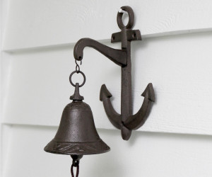 Anchor Vintage Wall Bell - Cast Iron Doorbell