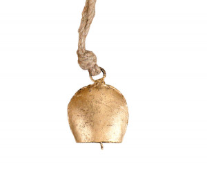 Tyrol Gold Bell Christmas Tree Decoration