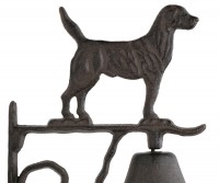 Fox & Hound Wall Bell - Cast Iron Doorbell