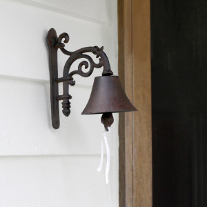 Hampstead Vintage Wall Bell - Cast Iron Doorbell, shown as a standalone product for clear identification