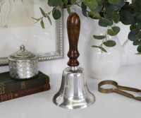 Halstead Classic Silver School Bell - Hand Bell
