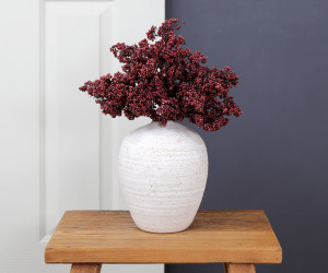Set 3 Burgundy Berry Cluster Stems