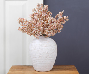 Set 3 Blush Pink Berry Cluster Stems