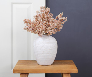 Set 3 Blush Pink Berry Cluster Stems