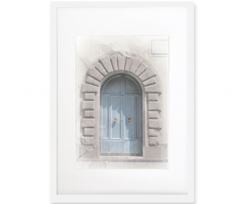 Romana Blue Door 1 - A2 Framed Print