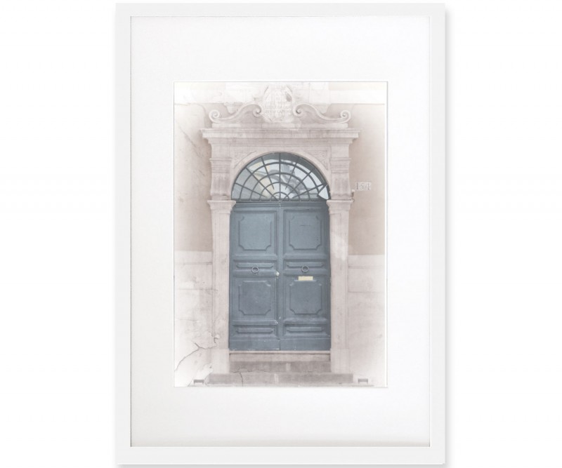 Romana Blue Door 2 - A2 Framed Print