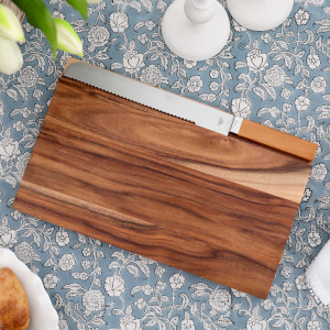 Ashdown Set 2 Bread Board & Knife, a functional utensil for kitchen or household use