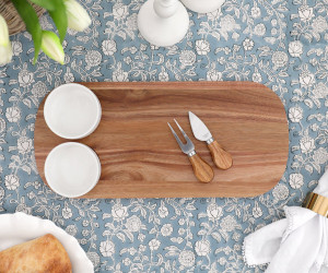 Set 5 Ashdown Cheese Board and Dip Bowls