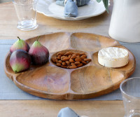Dalston Round Timber Serving Tray
