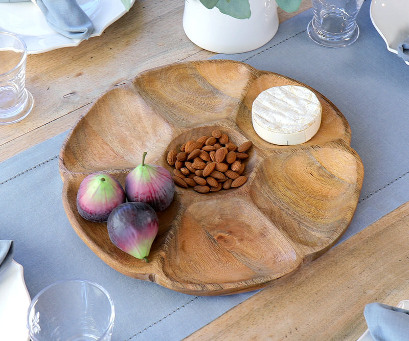 Dalston Round Timber Serving Tray