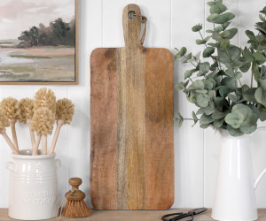 Large Portsea Mango Wood Cheese Board / Bread Board