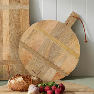 Traditional French Bread Board - Round, highlighting the product's distinctive form and defining design