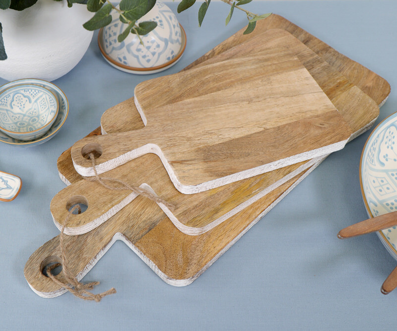 Large Portsea Mango Wood Cheese Board / Bread Board