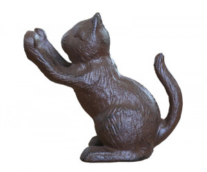 Orwell Cast Iron Cat Bookend