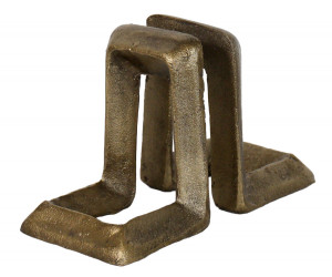 Set 2 Harlow Gold Bookends