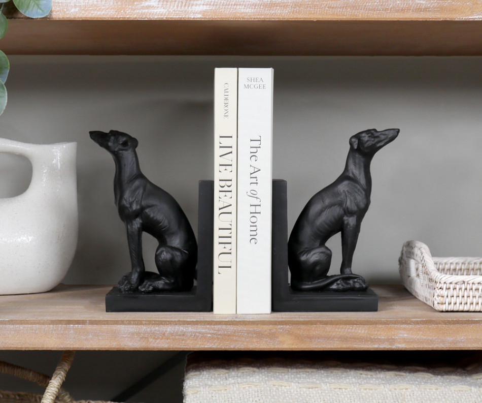 Set 2 Italian Greyhound Bookends