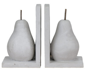Set 2 Grey Pear Bookends