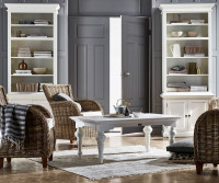 Halifax White Single-Bay Hutch Unit