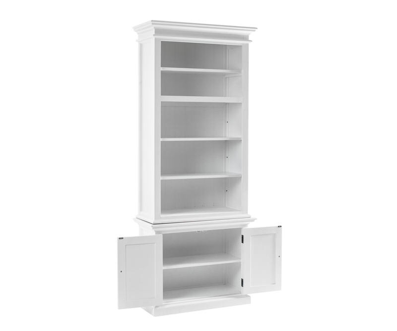 Halifax White Single-Bay Hutch Unit