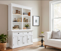 Halifax Buffet Hutch Unit with 6 Shelves